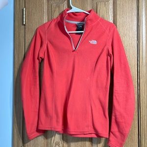 Womens North Face Quarter Zip Fleece Pullover